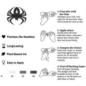 Butterfly Temporary Tattoos- Lasts To 15 Days New Technology Magic Waterproof Semi Permanent Tattoo