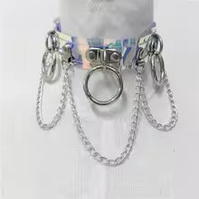 Crystal Holographic Waist Sculpting Belt