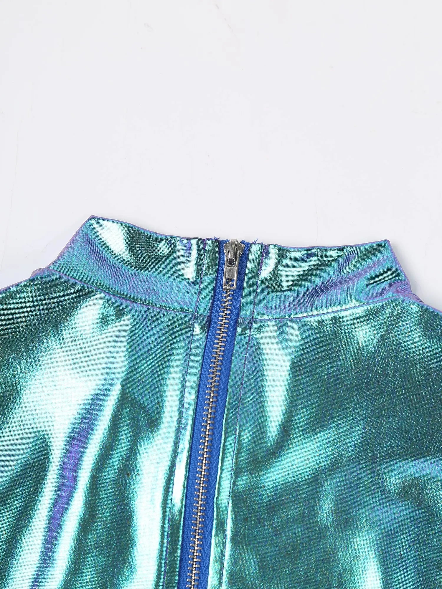 Andromeda Metallic Cutout Bodysuit