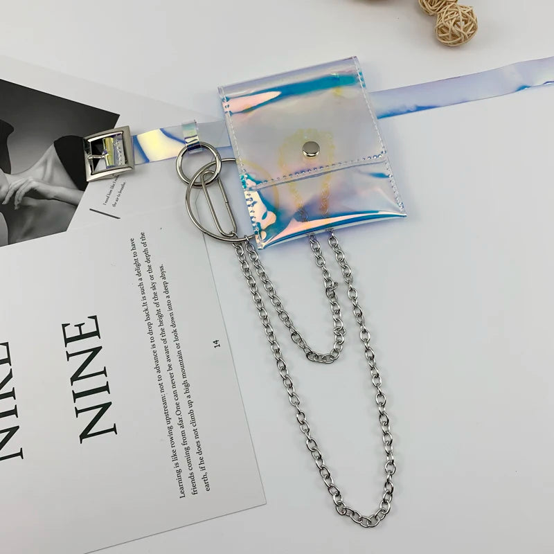 Moondust Holographic Belt Bag
