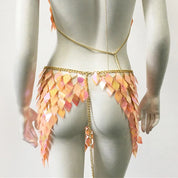Siren Iridescent Mini Skirt Coverup