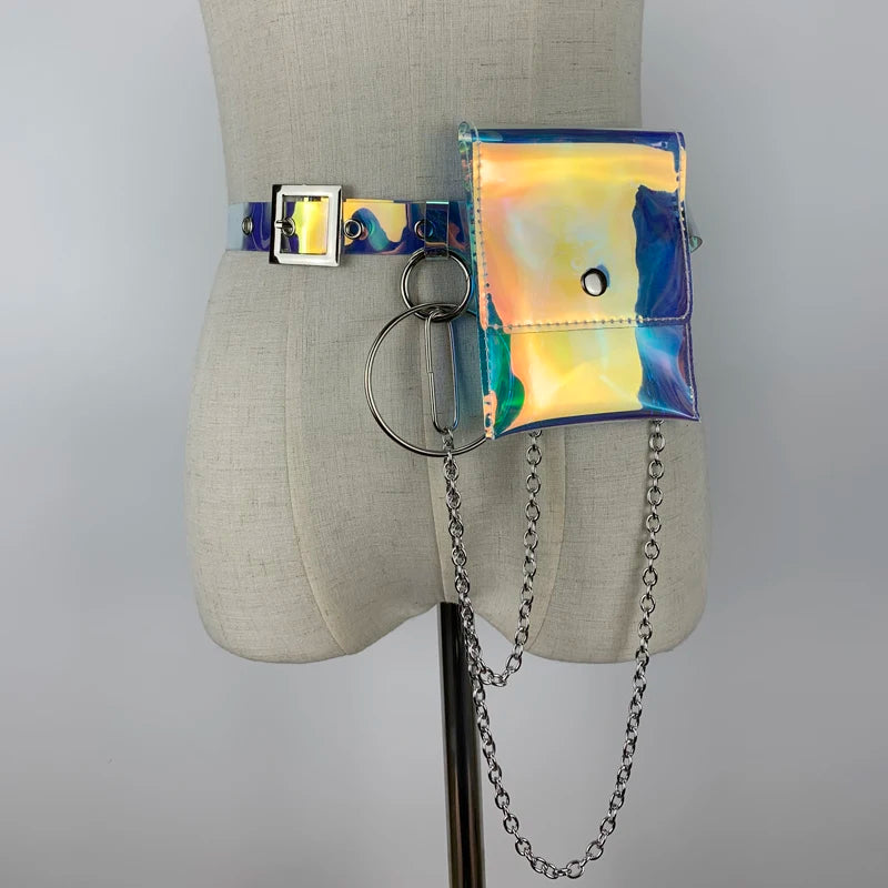 Moondust Holographic Belt Bag