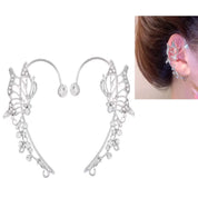 Elvish Butterfly Zircon Crystal Ear Cuff