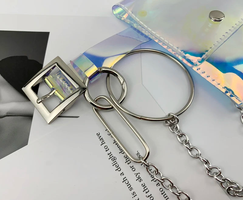 Moondust Holographic Belt Bag