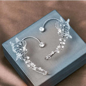 Elvish Butterfly Zircon Crystal Ear Cuff