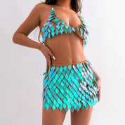Siren Song Cover up Top and Skirt