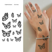 Butterfly Temporary Tattoos- Lasts To 15 Days New Technology Magic Waterproof Semi Permanent Tattoo