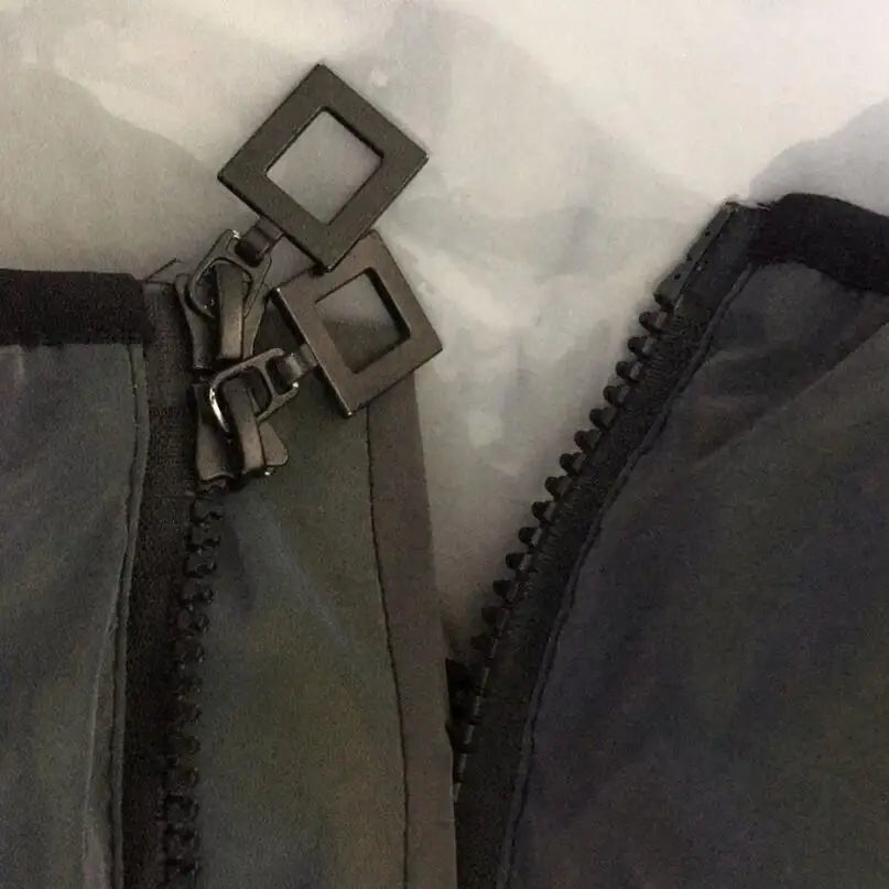 Holographic Reflective Noctilucent Hooded Puffer Jacket | Twilight Kisses