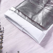 Metallic Over The Knee Faux Leather Socks