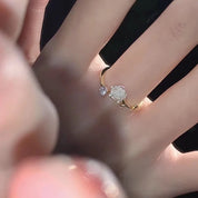 Luxury Zircon Flower Adjustable Wrap Rings