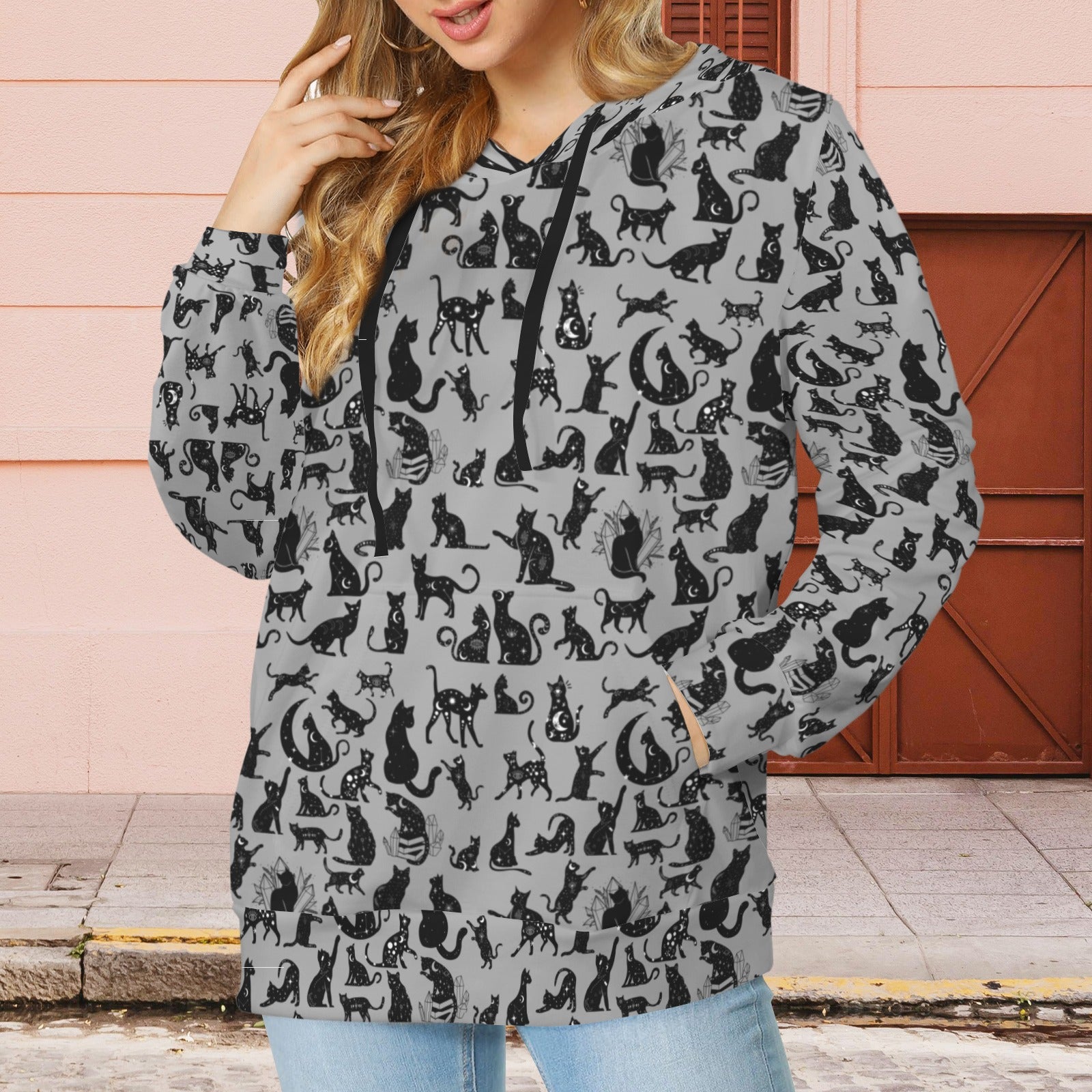 Mystical Cats Mystical Cats TK Exclusive Drawstring Pocket Hoodie
