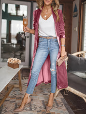 Amsterdam Velvet Longline Blazer