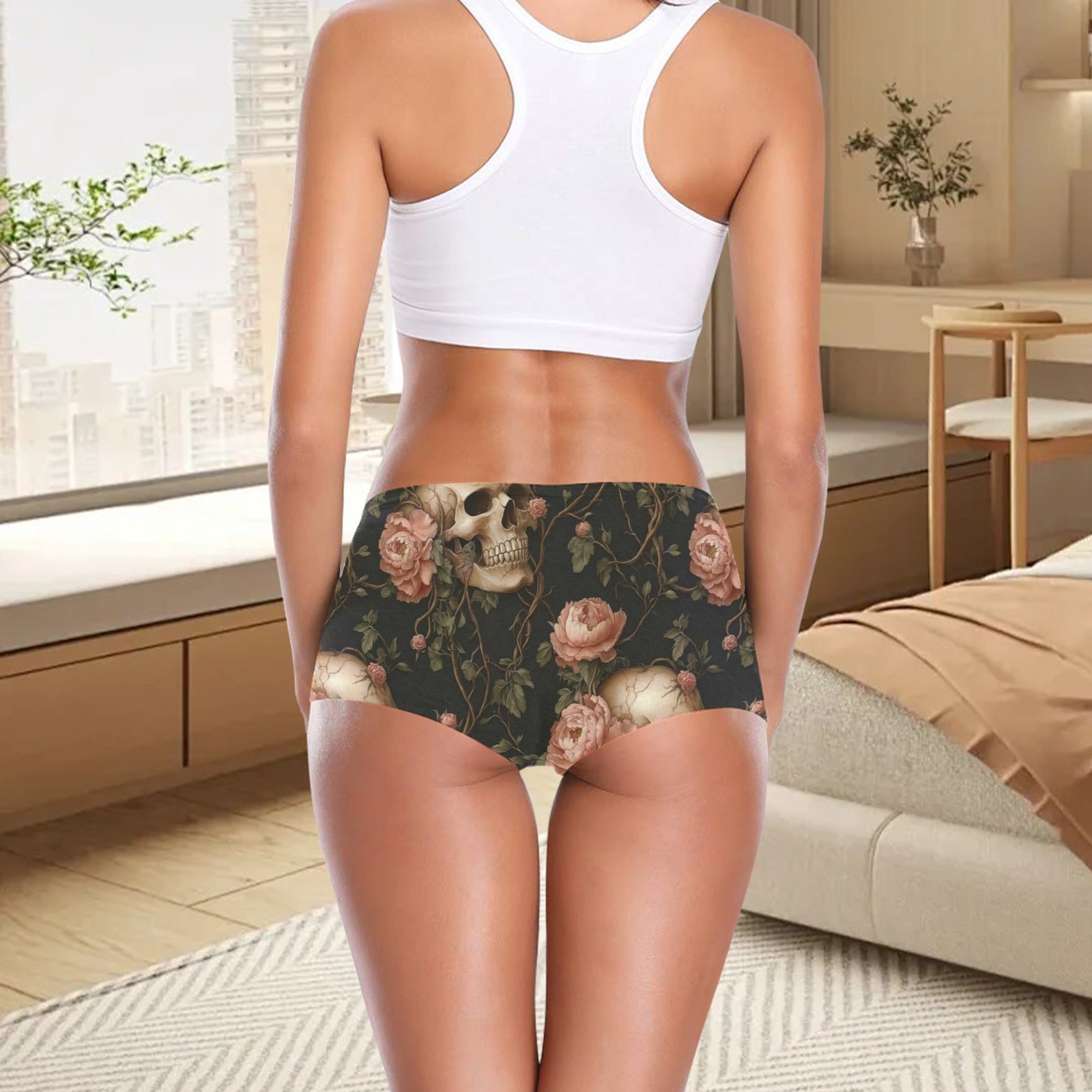 Skulls n Roses TK Exclusive All Over Print Boyshort Panties