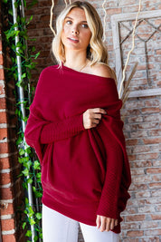 Once Bitten Twice Shy Dolman Sweater