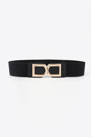 Double D Buckle Faux Leather Belt