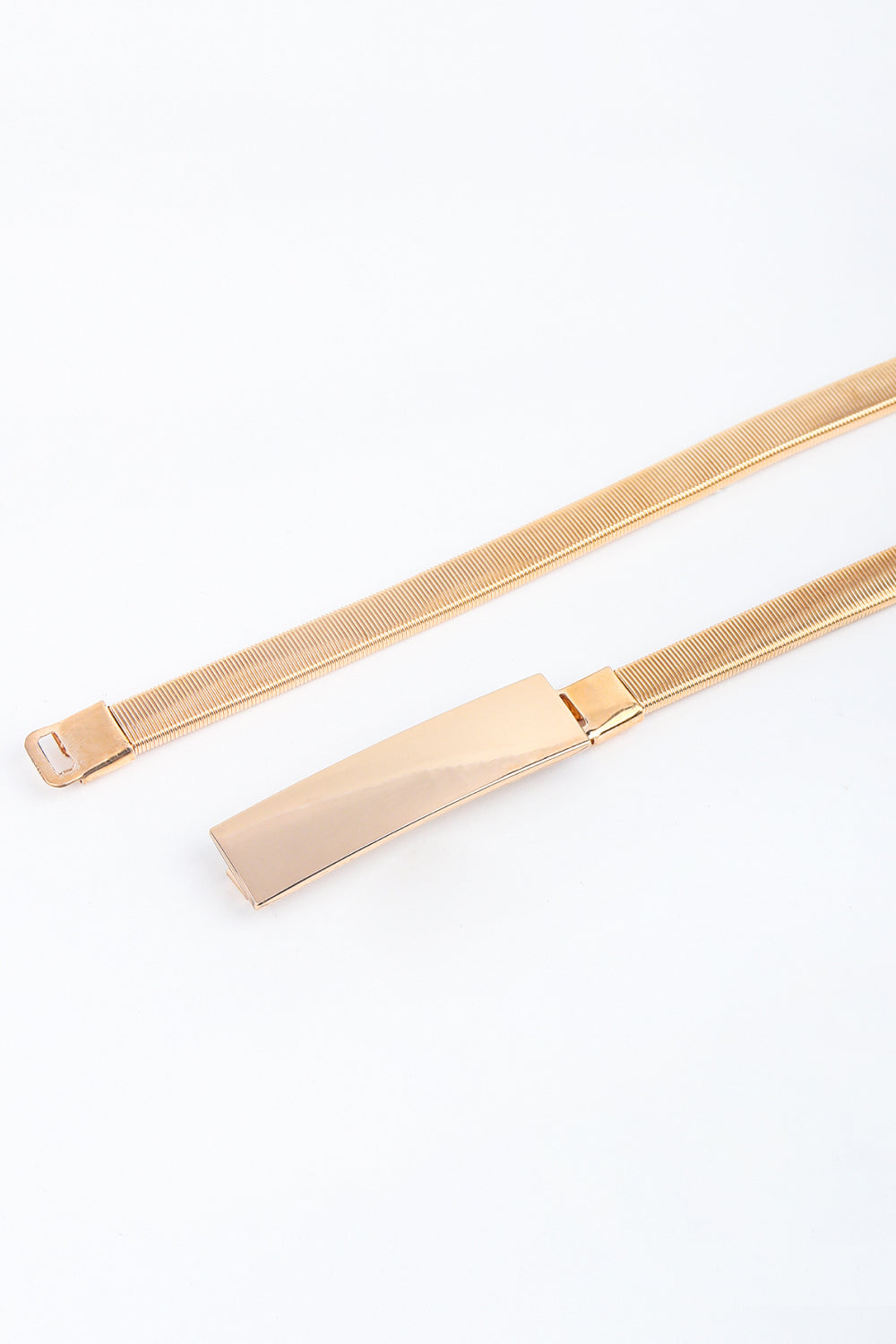 Slimline Stretch Metal Skinny Belt