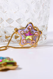 Lucky Star 14K Gold-plated Locket Necklace