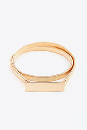 Slimline Stretch Metal Skinny Belt