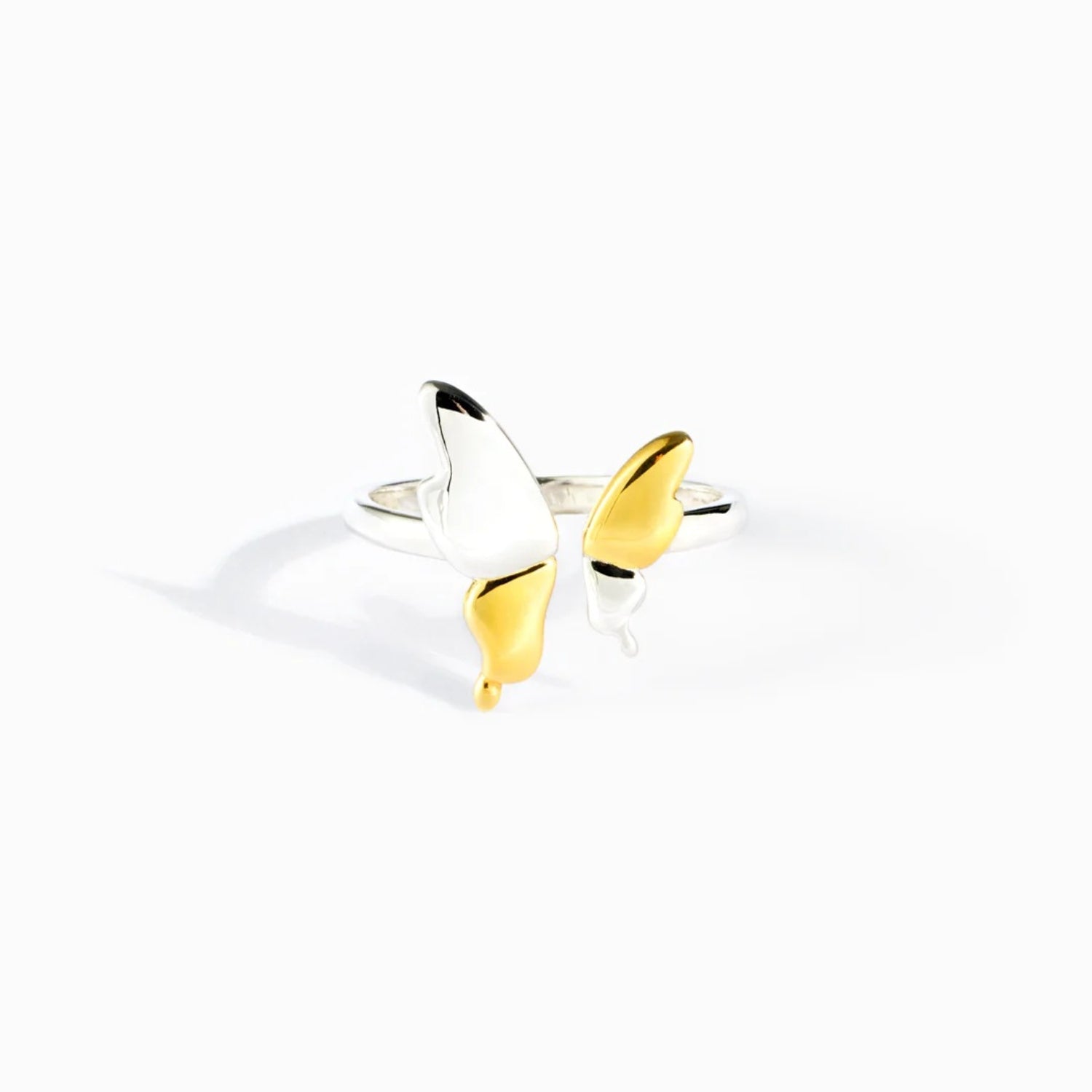 Delicate Balance Butterfly 925 Sterling Silver Ring