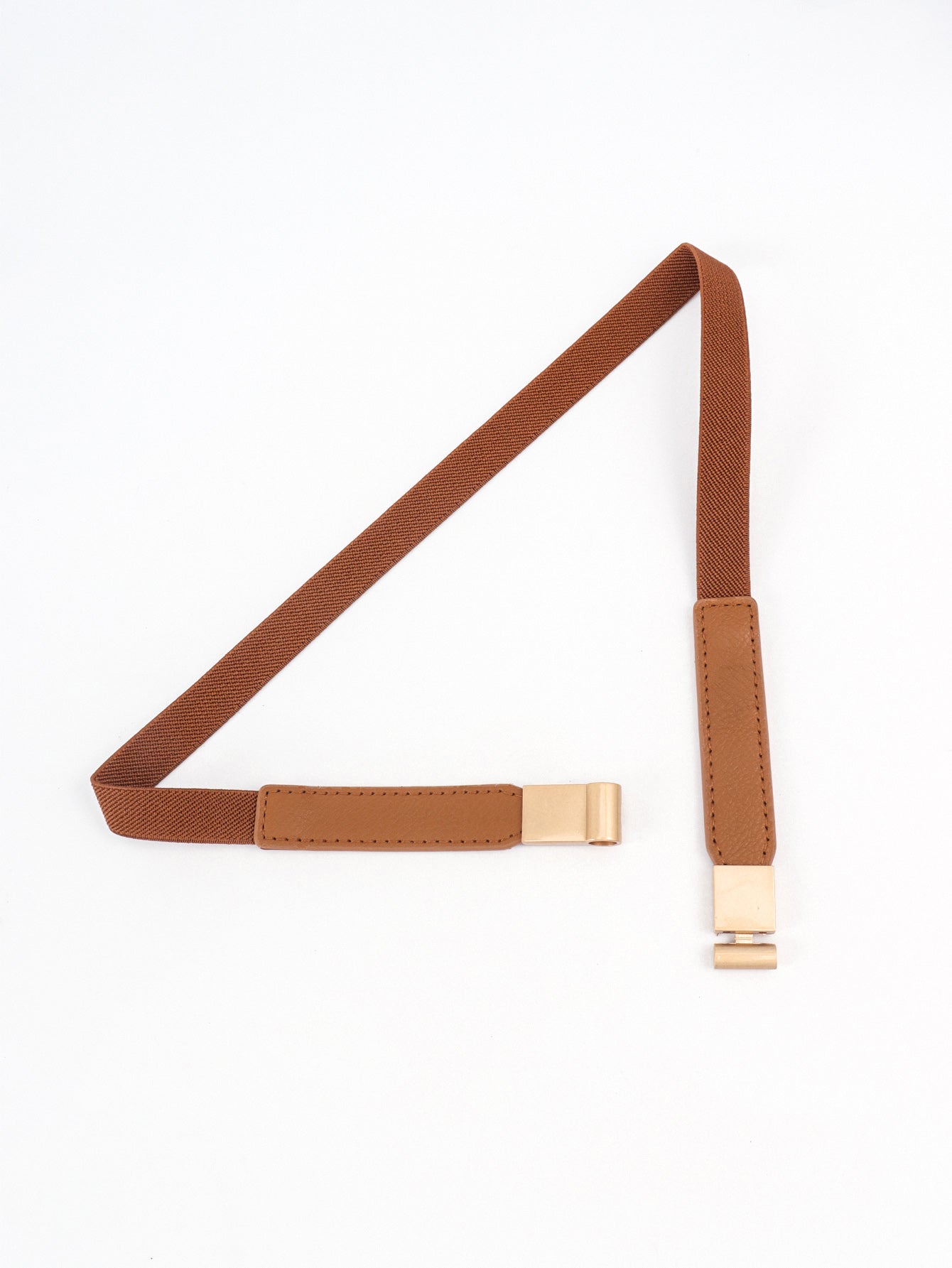 Less is More Faux Leather Stretch Skinny Belt