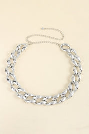Jetset Lightweight Acrylic Chain Belt