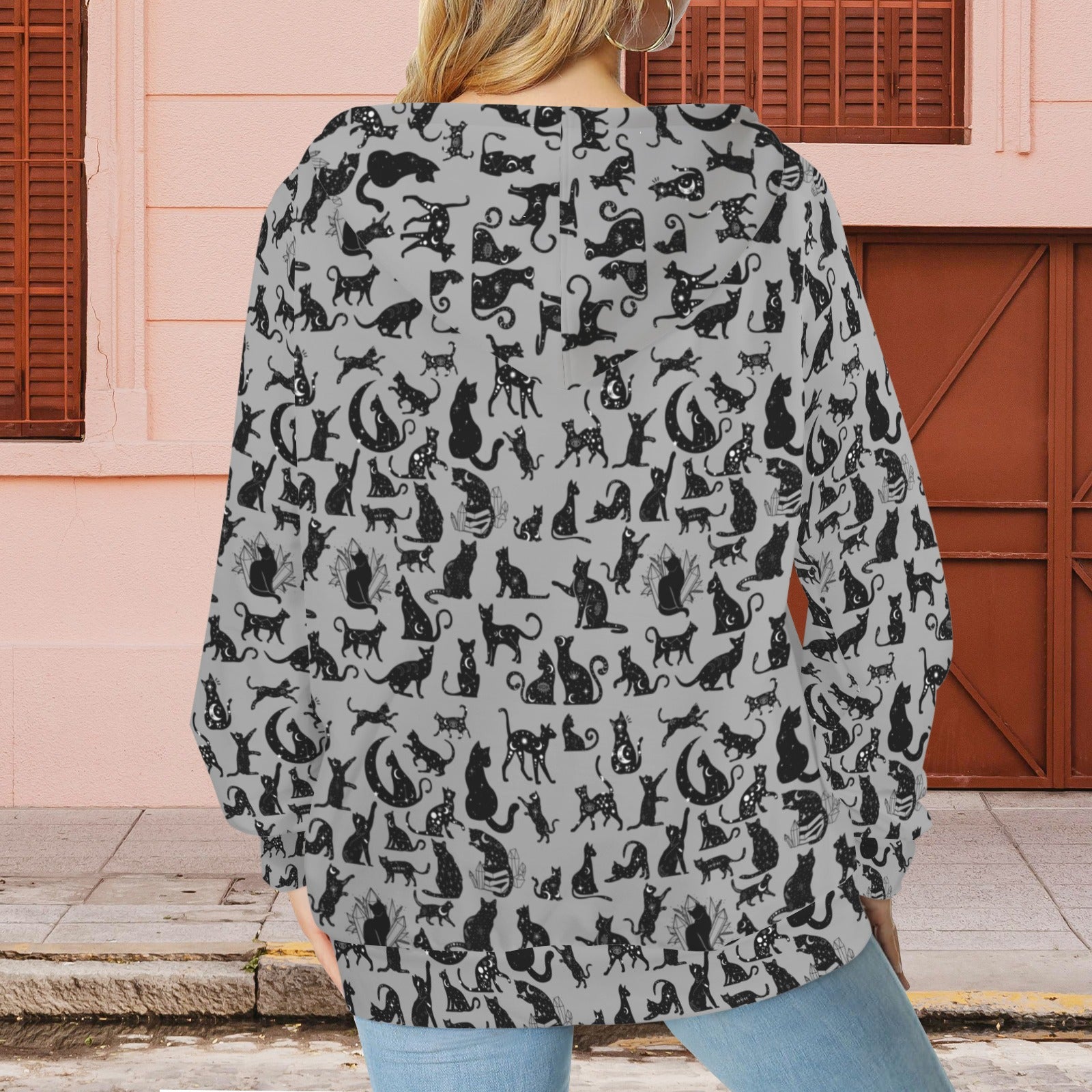 Mystical Cats Mystical Cats TK Exclusive Drawstring Pocket Hoodie