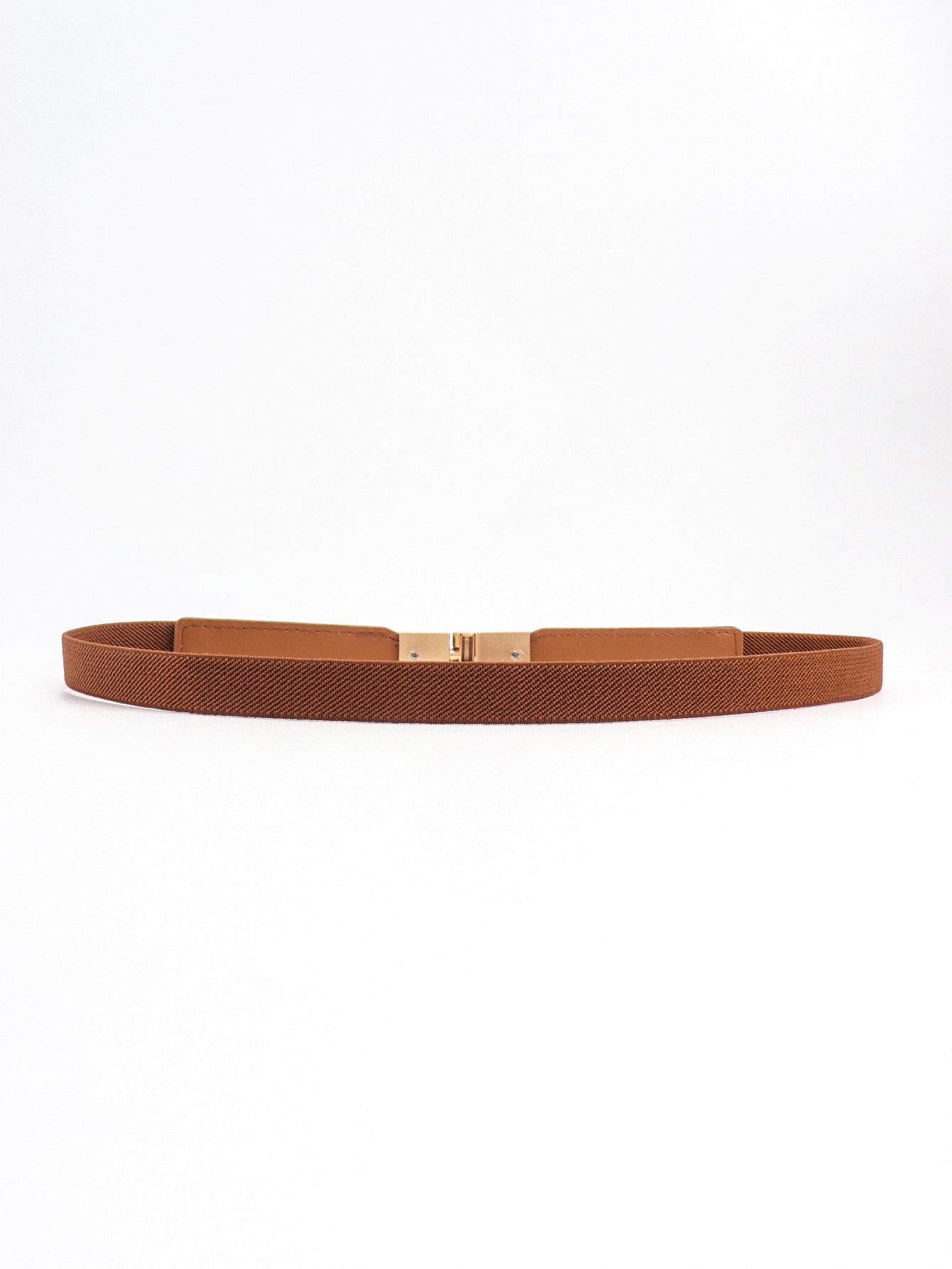 Less is More Faux Leather Stretch Skinny Belt