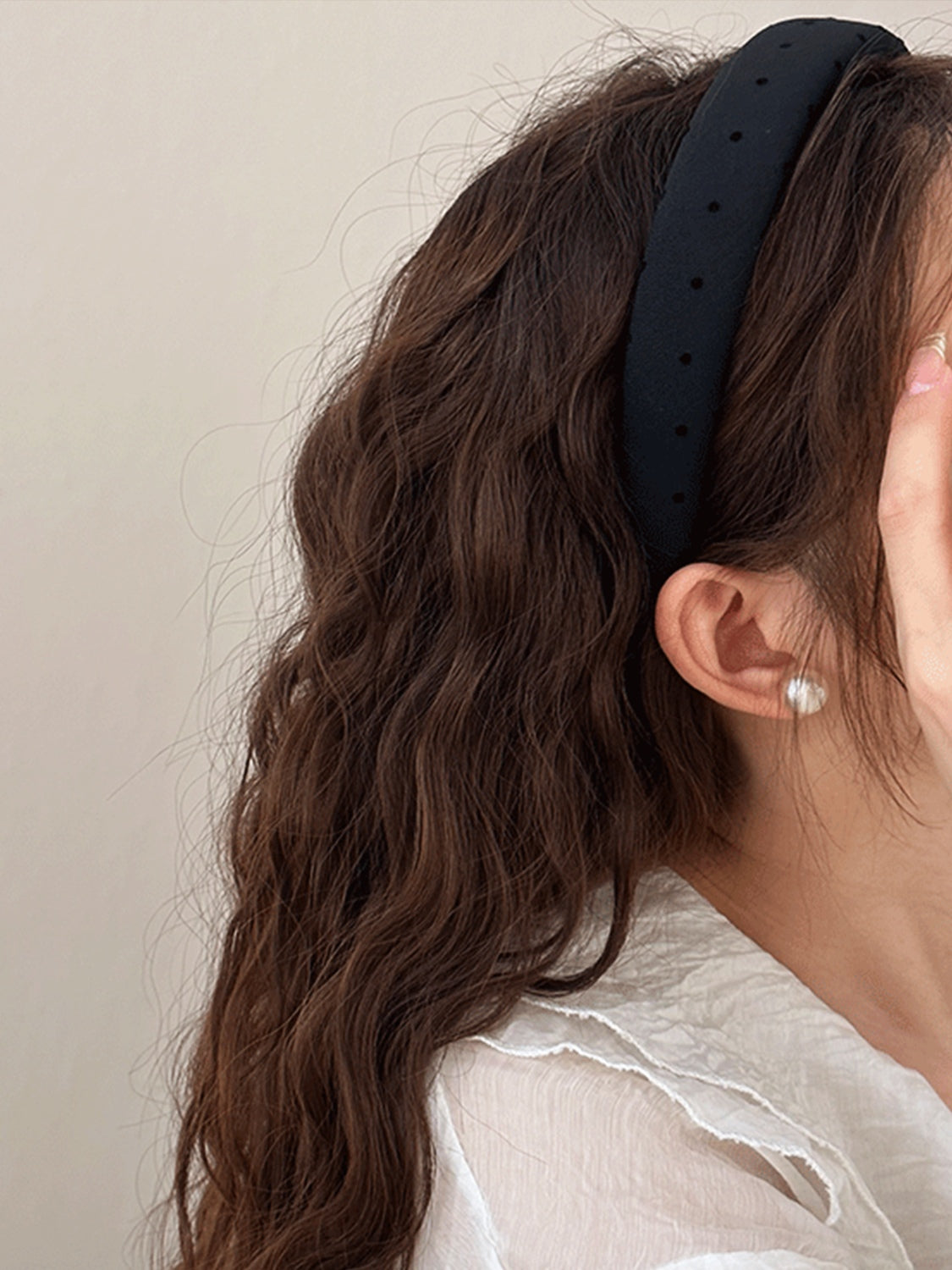 Polka Dot Wide Width Headband
