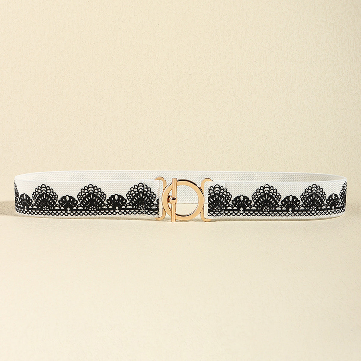 Classic Toggle Clasp Elastic Belt