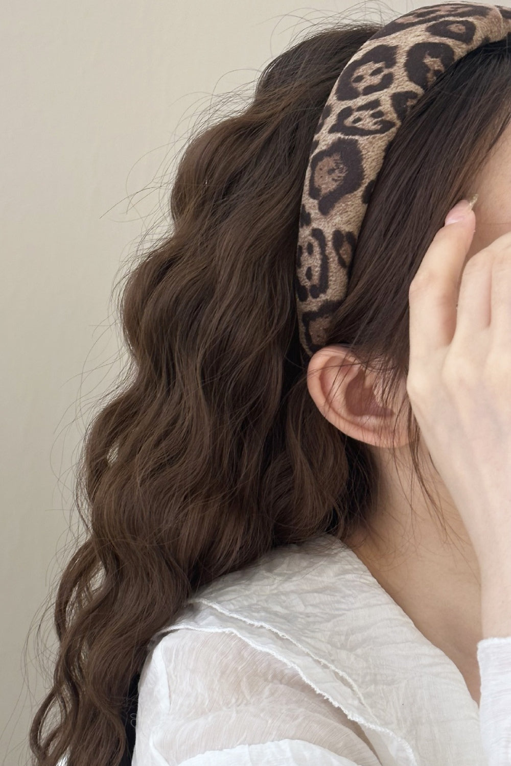Leopard Print Wide Headband