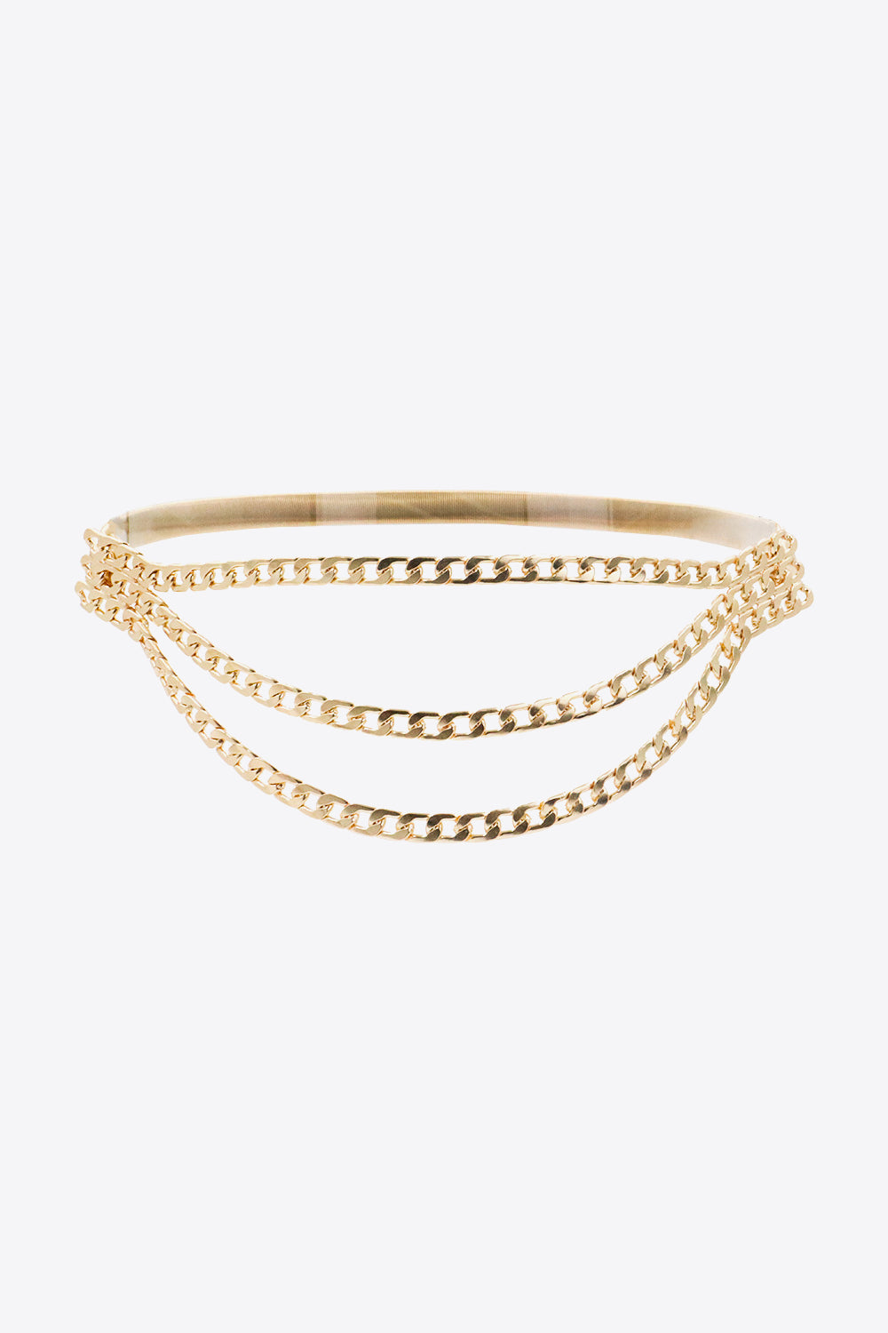 Who's That Girl Triple-Layered Chain Belt
