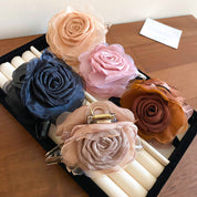 Ethereal Bloom Rosette Claw Clip