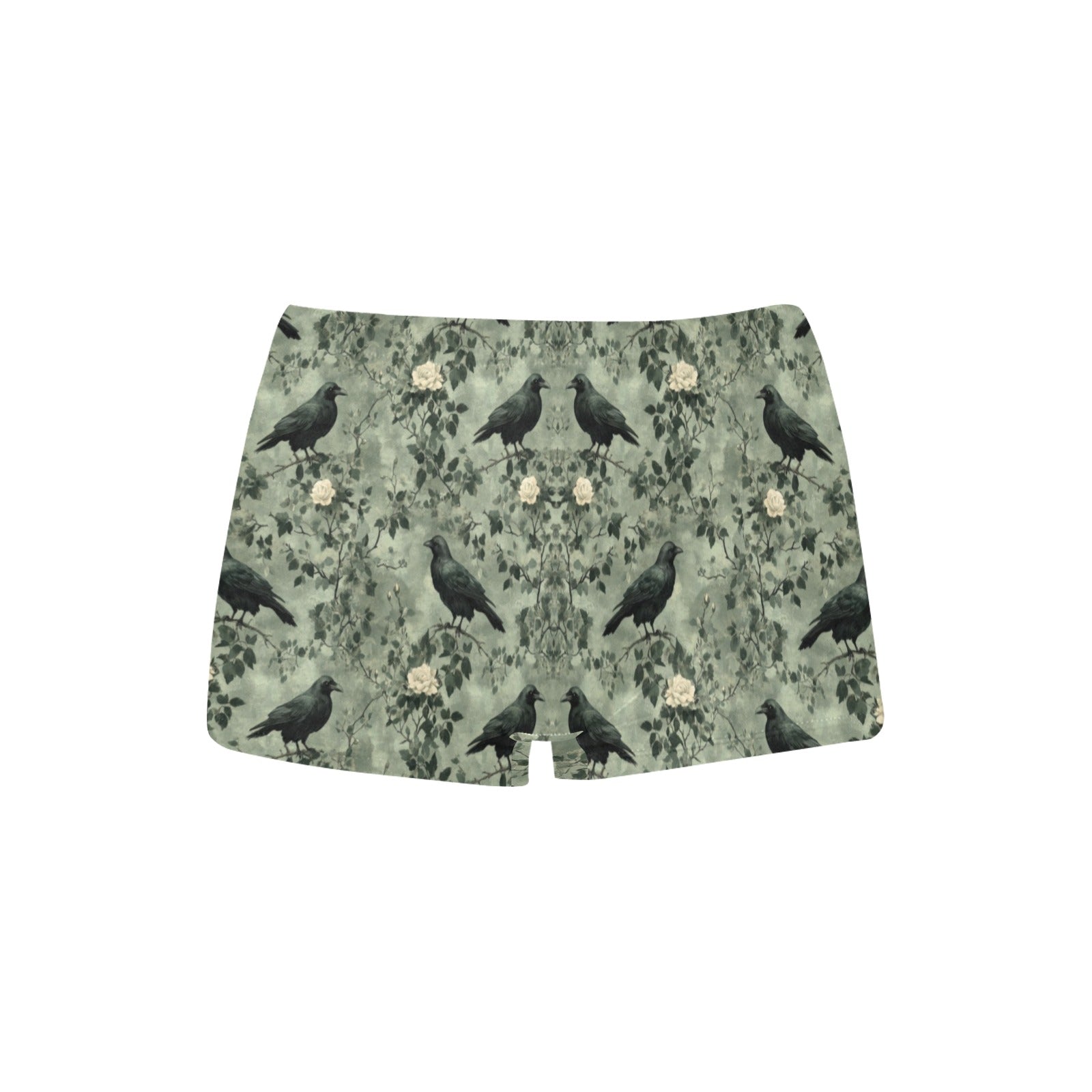 Crows Roses TK Exclusive All Over Print Boyshort Panties