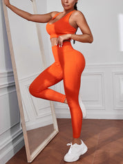 On The Run Sport Tank and Leggings Set