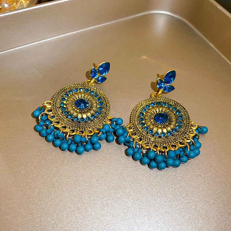 Bangladesh Rhinestone Earrings