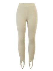 Throwback Ribbed Mid Waist Leggings