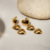 3 of Cups Dangle Heart Earrings