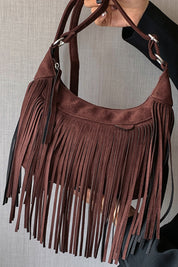 Sheryl Suede Shoulder Bag
