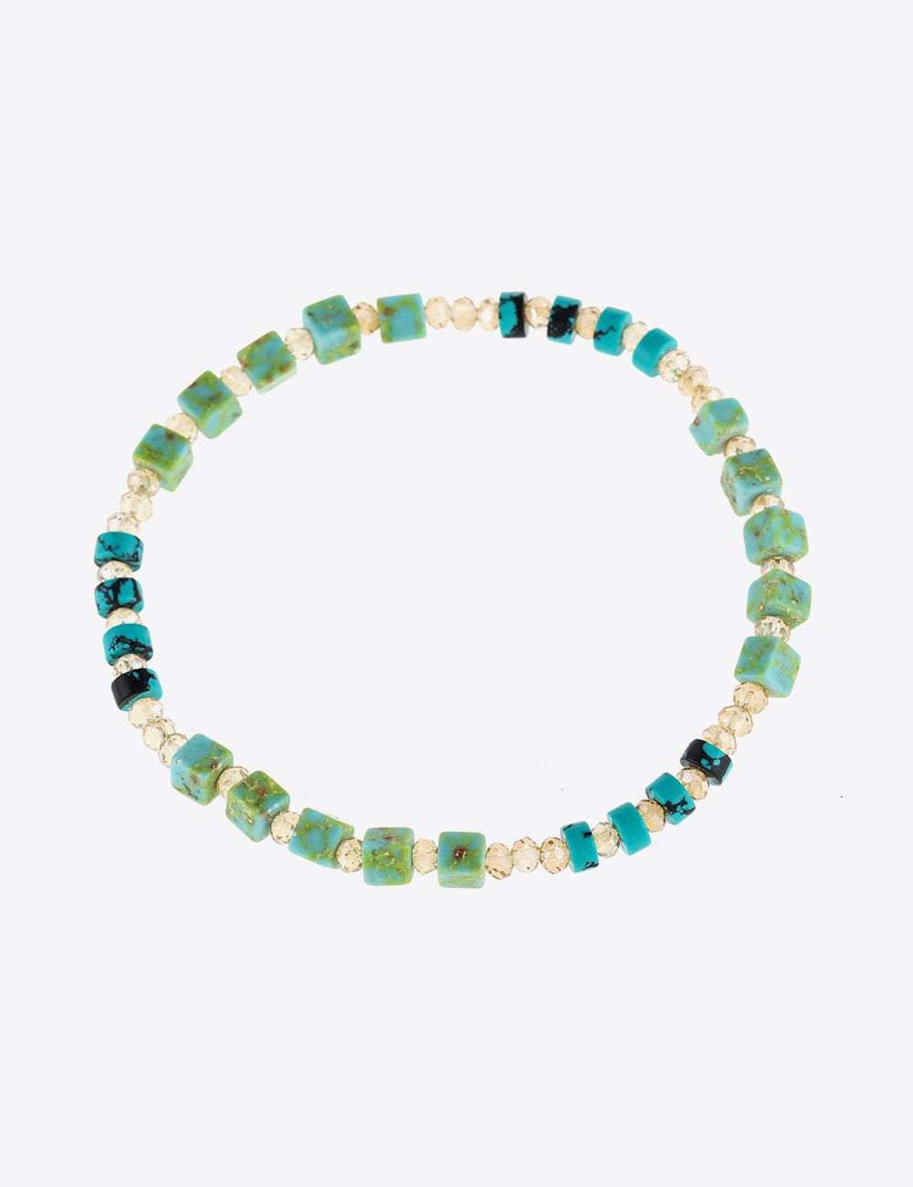 Seabreeze Crystal & Natural Stone Bracelet