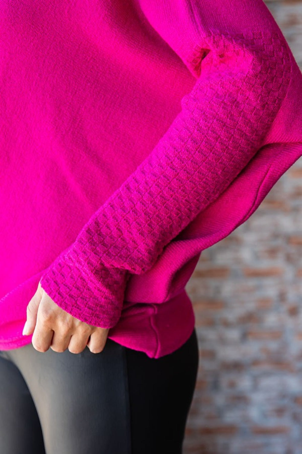 Once Bitten Twice Shy Dolman Sweater