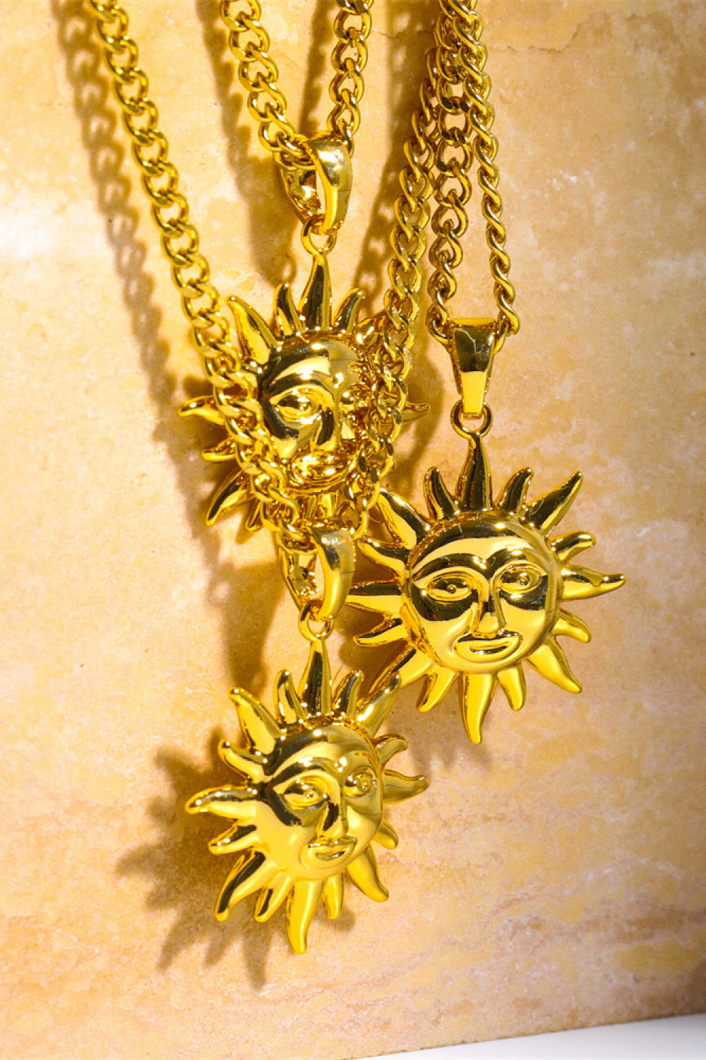 Mr. Golden Sun 14K Gold-Plated Necklace