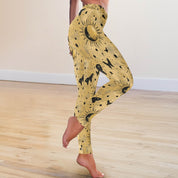 Golden Sun Butterflies TK Exclusive Seamless Leggings | Twilight Kisses