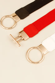 Goldtone Toggle Belt