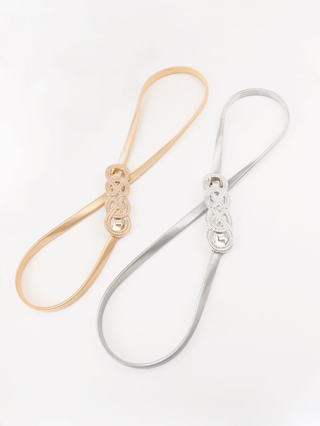 Infinity Knot Stretch Metal Belt