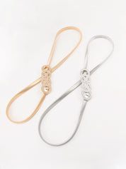 Infinity Knot Stretch Metal Belt