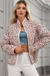 Lazy Daisy Floral Snap Down Jacket