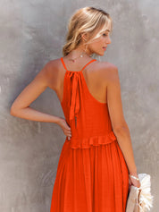 Stevie Tiered Maxi Dress with Pockets