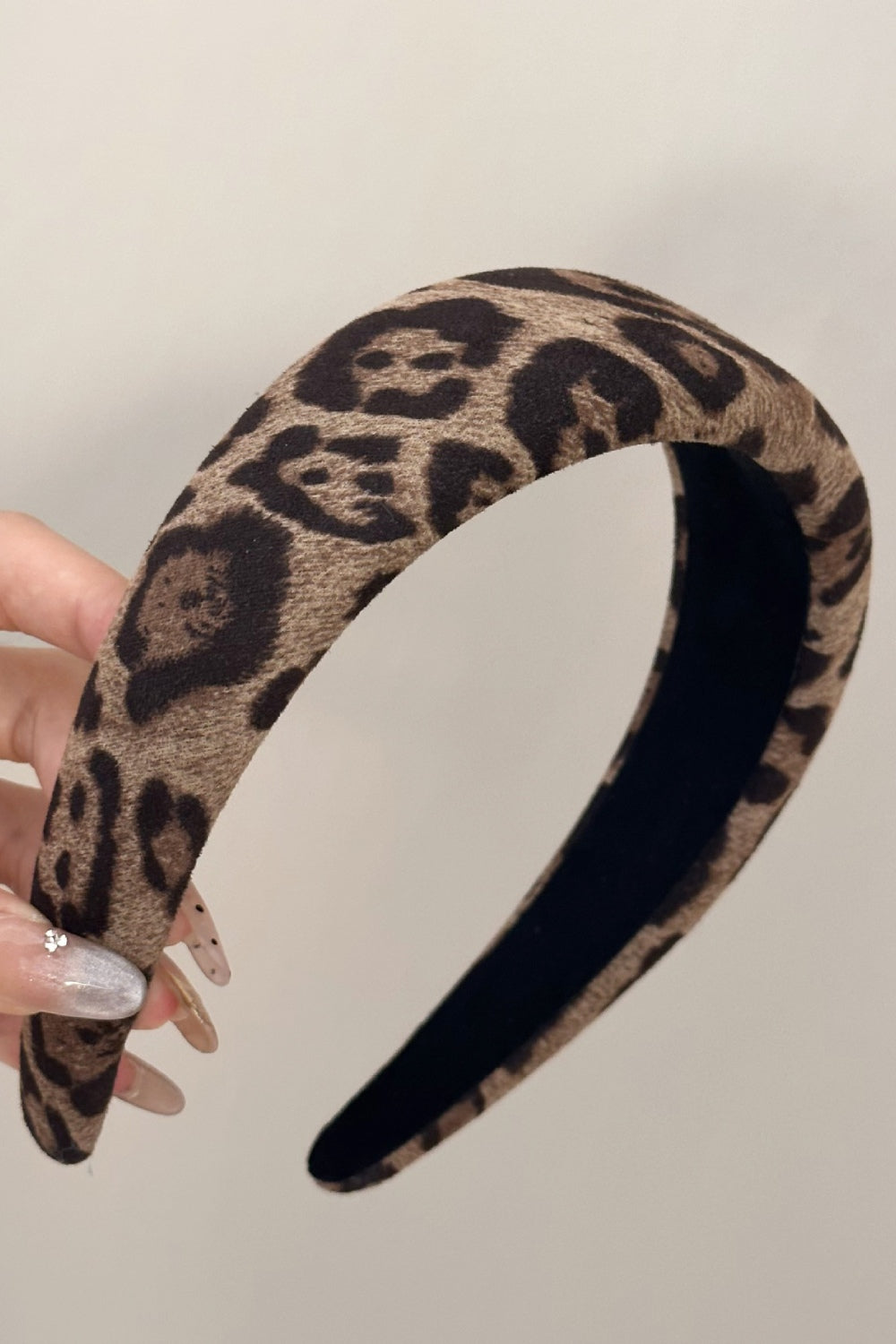 Leopard Print Wide Headband