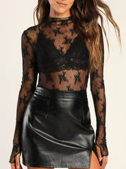 Tribecca Mock Neck Blouse