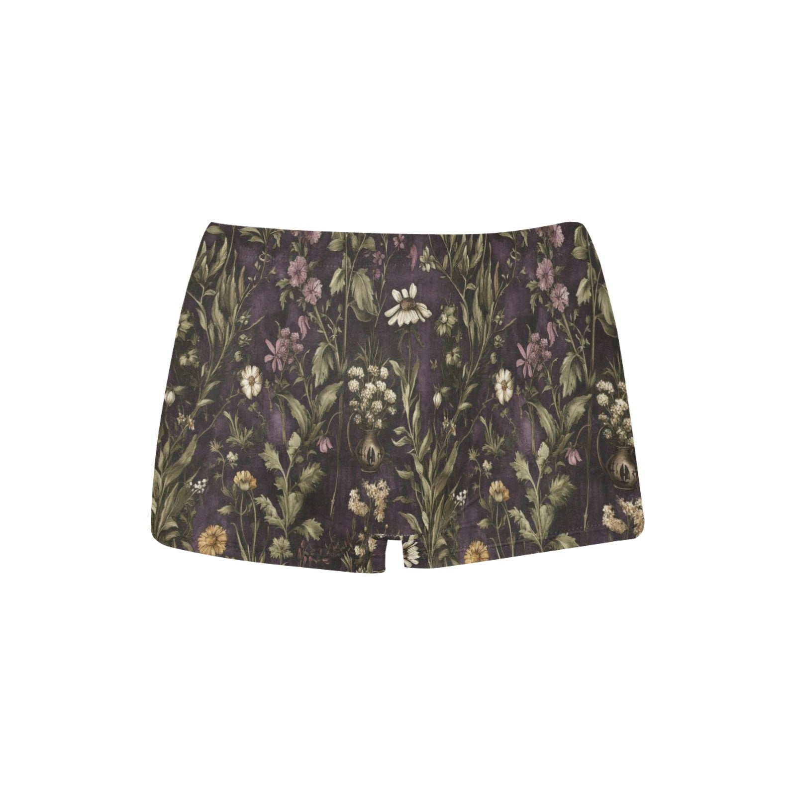 Autumn Plum TK Exclusive All Over Print Boyshort Panties